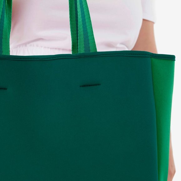 NWT Summersalt Neoprene Beach Tote In Blue/Green - Picture 4 of 5
